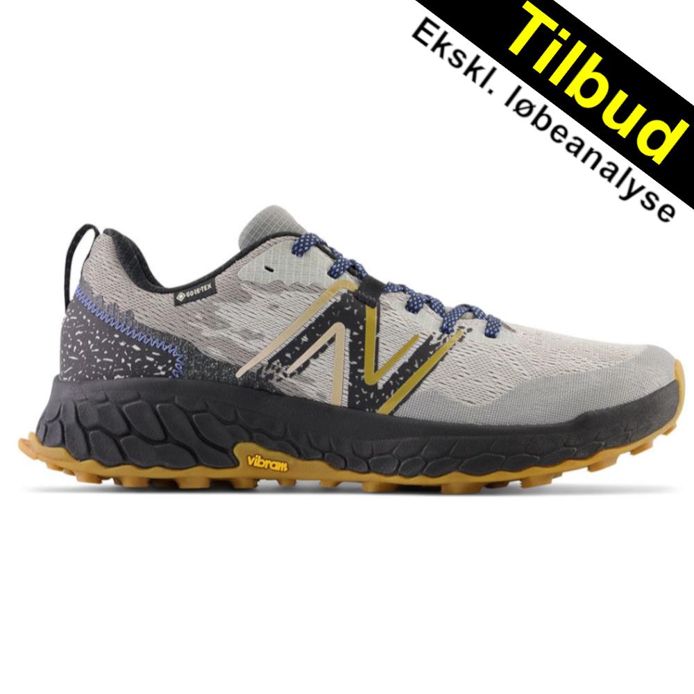 Opdag New Balance Hierro 7 GTX trail-løbeskoene - udforsk naturen med overlegen beskyttelse og komfort. Stødabsorberende teknologi og slidstærk konstruktion
