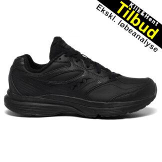 komfort og stil! Saucony Integrity Walker gå-sko. Med blød afvikling, Kernelæder og støtte til ortopædiske såler, disse sko er perfekte til lange ture.