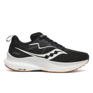 Saucony Tempus 2 giver letvægt, maksimal støddæmpning og stabilitet til både neutrale og overpronerende løbere – ideel til træning og tempoløb.