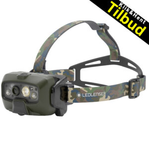 Ledlenser HF8R Signature: pandelampe med 2000 lumen. Adaptive Light Beam, farvelys, fjernstyring via app, vand-/støvsikker (IP68), håndfri betjening.