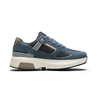 Gaitline Nova Lite: Komfortabel Gaitline-sneaker med ruskind, IGNITE™-skum og Sensory Gaitline Technology™ – perfekt til hverdag og lange dage på benene.