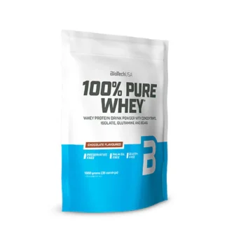 BioTech USA 100% Pure Whey – hurtigtoptageligt proteinpulver med 22 g protein pr. portion. Perfekt til muskelopbygning, restitution og styrke.