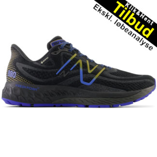 Oplev New Balance Fresh Foam X 880v13 GTX – vandtæt, komfortabel og bæredygtig allround løbesko til både korte og lange distancer.