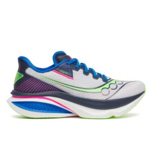 Saucony Endorphin Azura er en alsidig løbesko med høj komfort, energireturnering og fleksibel løbefølelse til både træning og tempo.