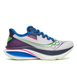 Saucony Endorphin Azura er en alsidig løbesko med høj komfort, energireturnering og fleksibel løbefølelse til både træning og tempo.