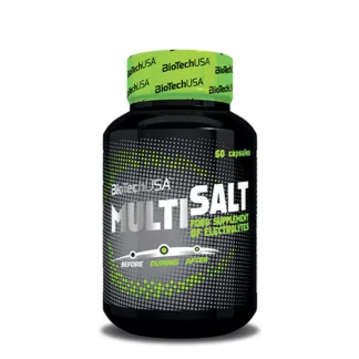 MultiSalt fra BioTechUSA med elektrolytter som natrium, magnesium og kalium til intensiv træning og udholdenhedsidræt, for den kræsne atlet.